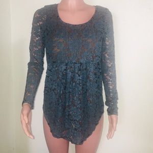 Ivy Jane lace sheer top